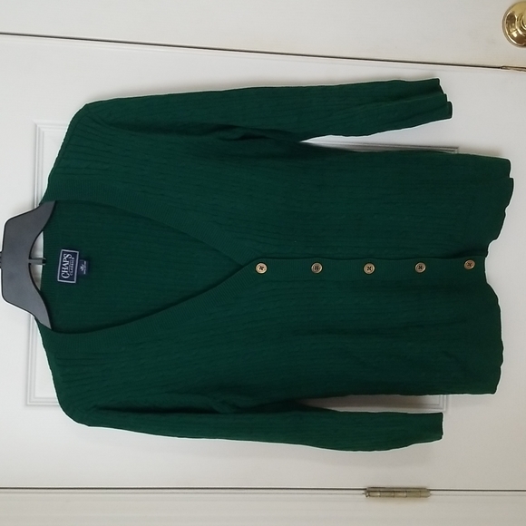 Chaps Ladies Cable Cardigan - Picture 1 of 10